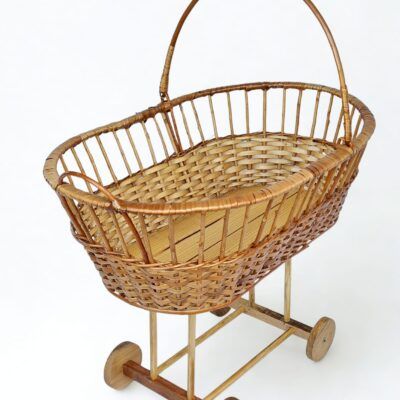 Berço De Vime Minimalista